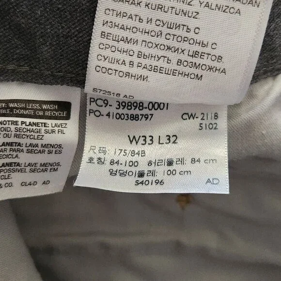 Dockers Mens Khaki long pants, 33x22 pre-owned, nice clean, straight fit, tan - Picture 3 of 8